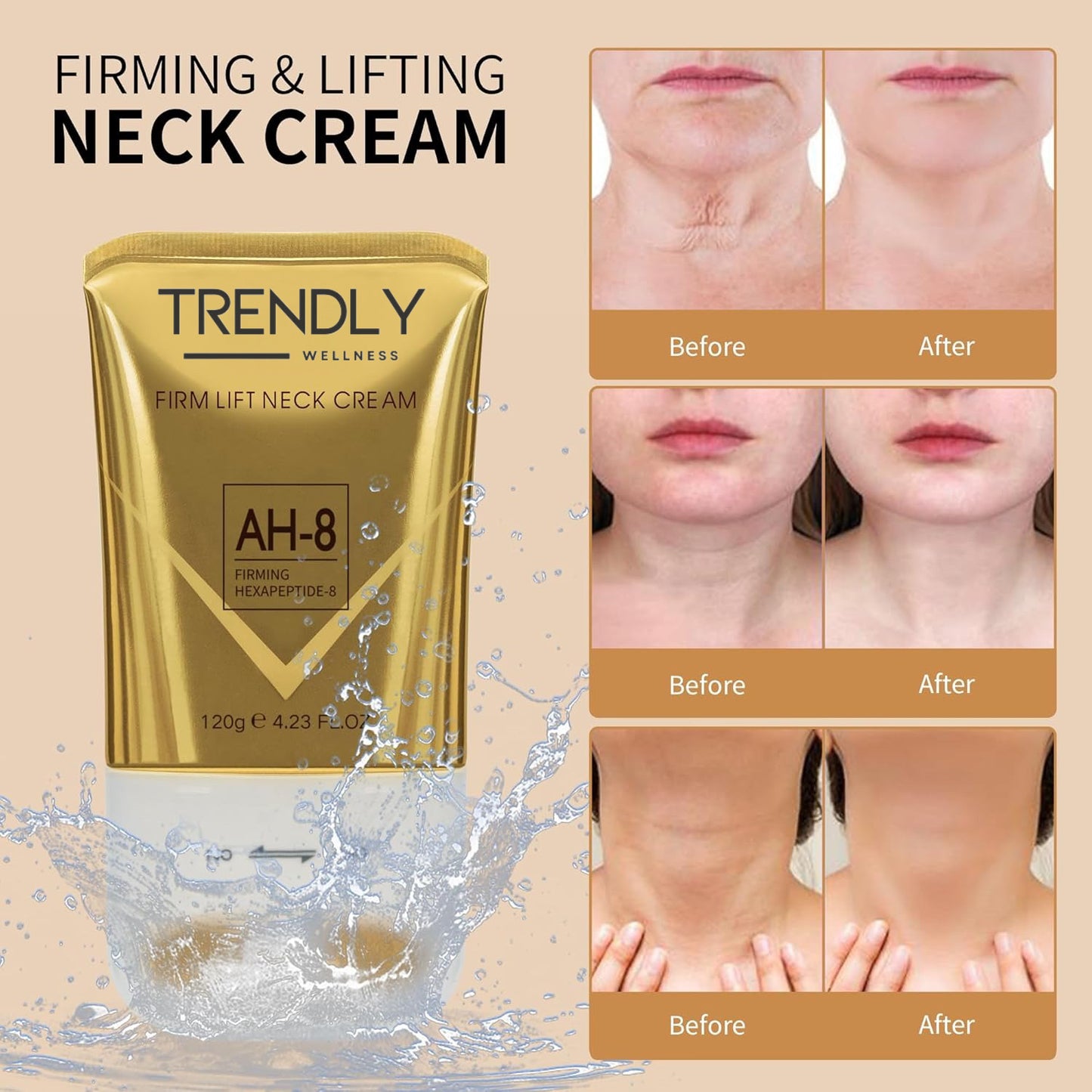 Trendly Wellness Firm & Smooth Neck Solution – Age-Defying Complex