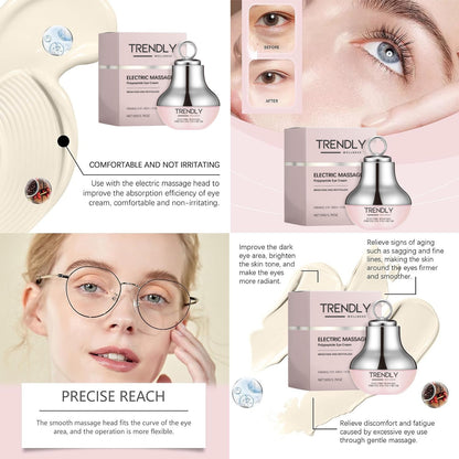 Electric Massage Polypeptide Firming Eye Cream Lifting Fine Line Relieve Fatigue Dark Circles Beauty Moisturizing Skin Care