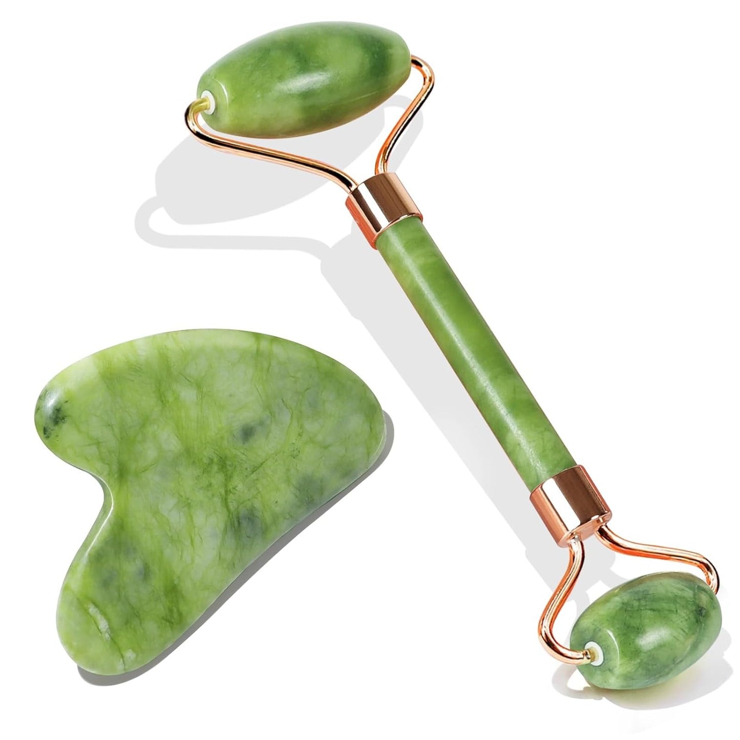 Jade Face Roller & Gua Sha