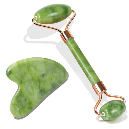 Jade Face Roller & Gua Sha