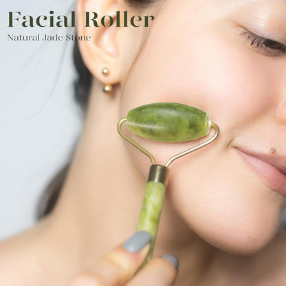 Jade Face Roller & Gua Sha