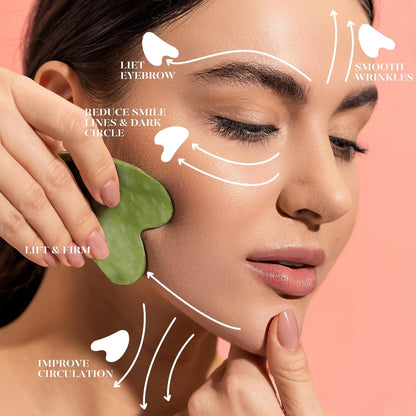 Jade Face Roller & Gua Sha