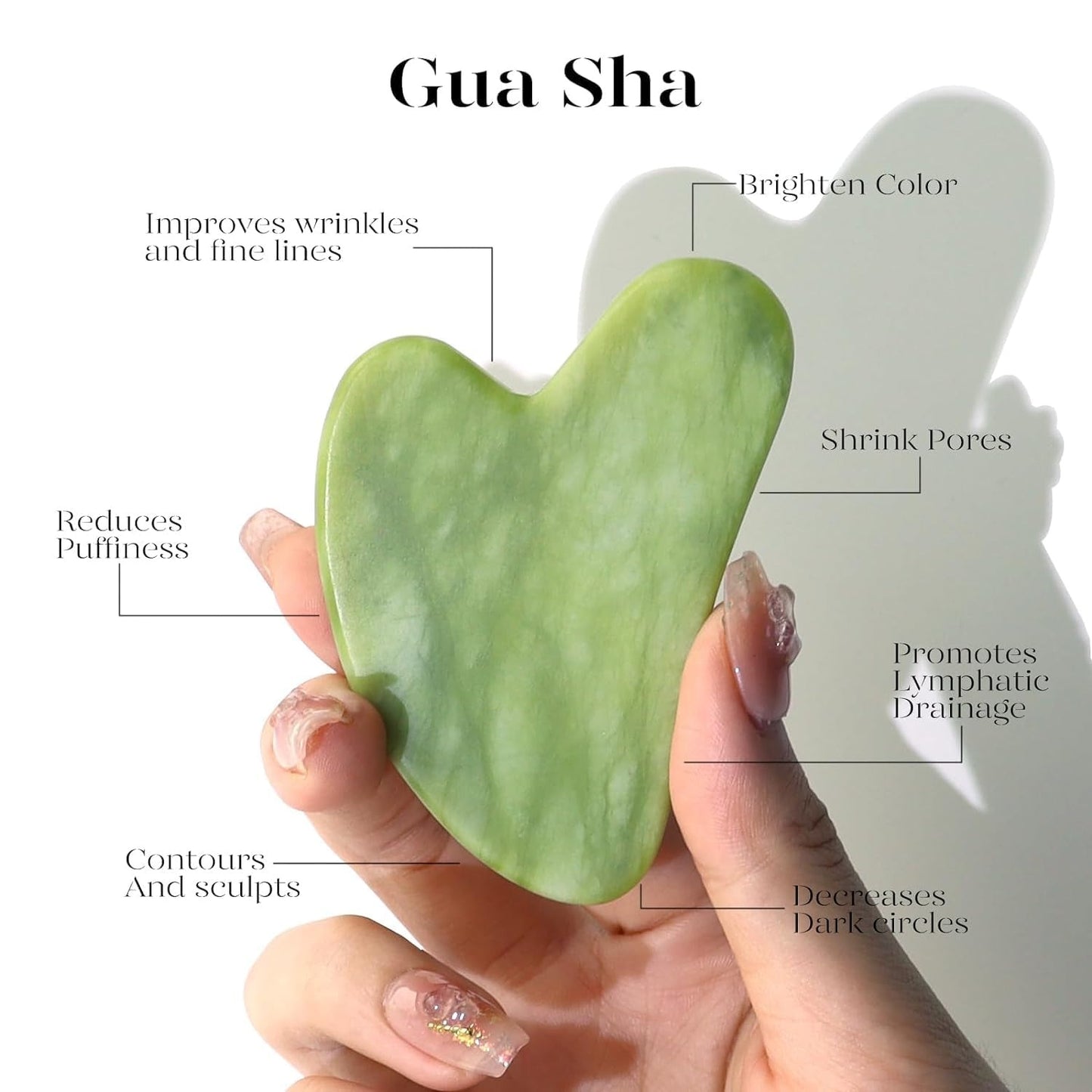 Jade Face Roller & Gua Sha